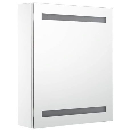 Vidaxl badkamerkast met spiegel en led 50x13,5x60 cm