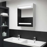 Vidaxl badkamerkast met spiegel en led 50x13,5x60 cm