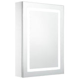 Vidaxl badkamerkast met spiegel en led 50x13x70 cm