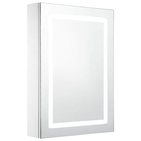 Vidaxl badkamerkast met spiegel en led 50x13x70 cm