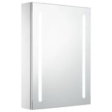 Vidaxl badkamerkast met spiegel en led 50x13x70 cm