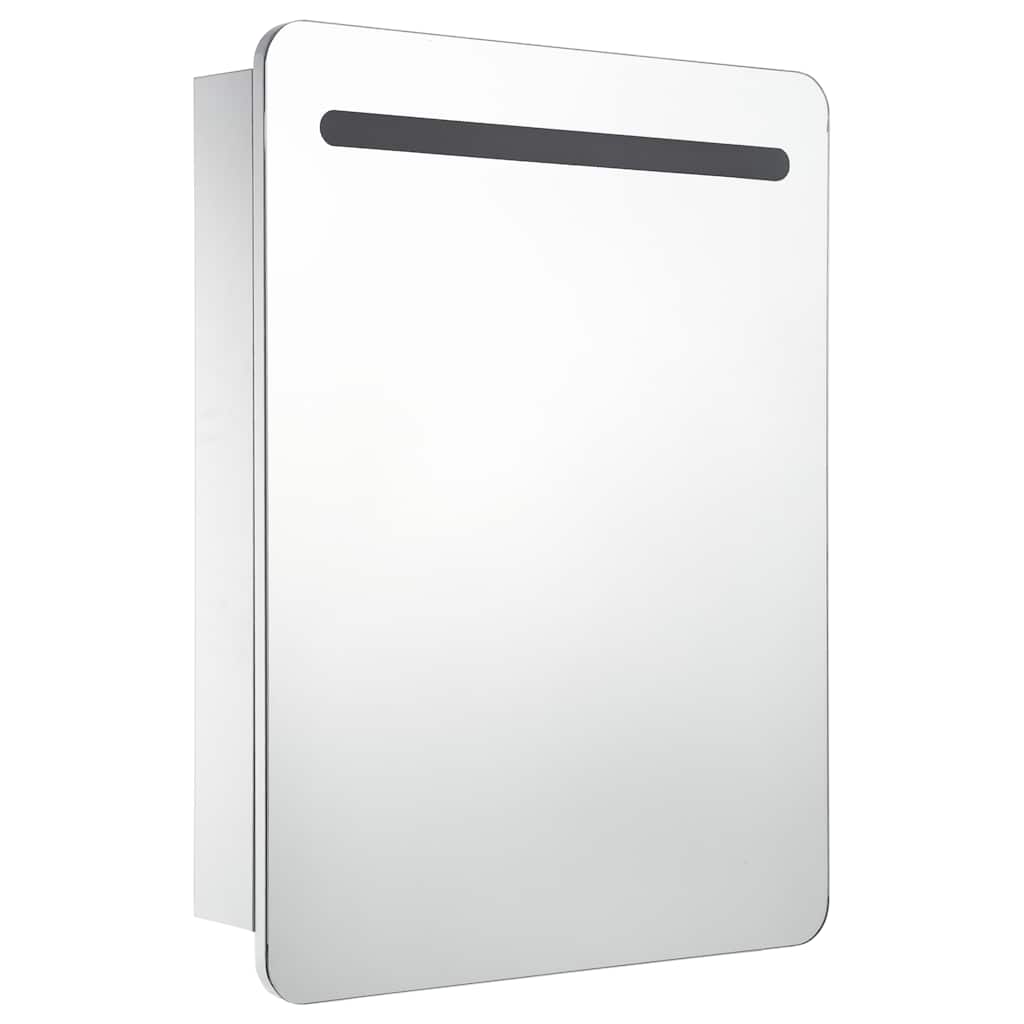 Vidaxl badkamerkast met spiegel en led 60x11x80 cm