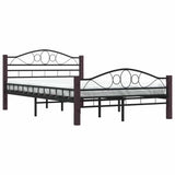 Vidaxl bedframe metaal zwart 120x200 cm