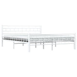 Vidaxl bedframe metaal wit 160x200 cm