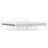 Vidaxl bedframe metaal wit 200x200 cm