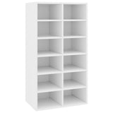 VidaXL shoe rack 54x34x100.5 cm processed wood white