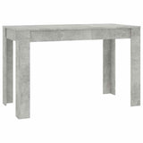 Vidaxl eettafel 120x60x76 cm bewerkt hout betongrijs
