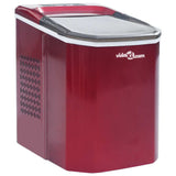 Vidaxl ijsblokjesmachine 1,4 l 15 kg 24 u rood