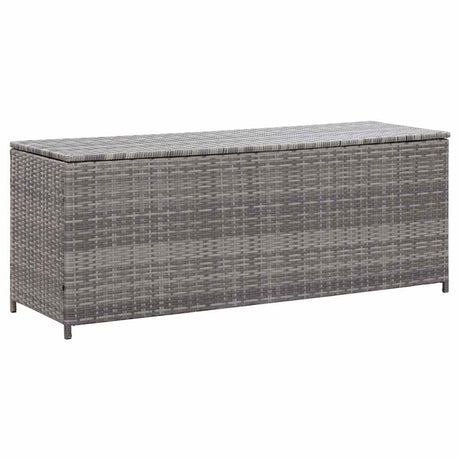 Vidaxl tuinbox 150x50x60 cm poly rattan grijs