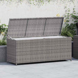 Vidaxl tuinbox 150x50x60 cm poly rattan grijs