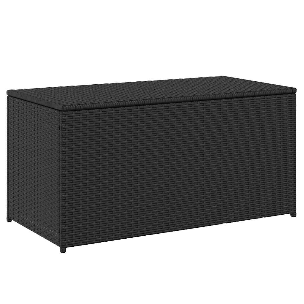 Vidaxl tuinbox 100x50x50 cm poly rattan zwart