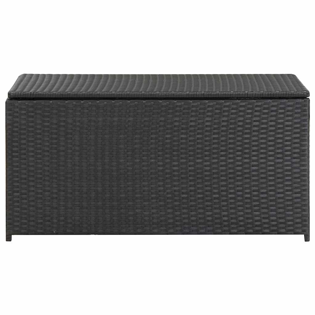 Vidaxl tuinbox 100x50x50 cm poly rattan zwart