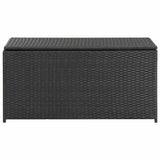 Vidaxl tuinbox 100x50x50 cm poly rattan zwart