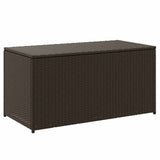 Vidaxl tuinbox 100x50x50 cm poly rattan bruin