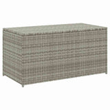 Vidaxl tuinbox 100x50x50 cm poly rattan grijs