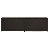 Vidaxl tuinbox 200x50x60 cm poly rattan bruin