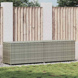 Vidaxl tuinbox 200x50x60 cm poly rattan grijs