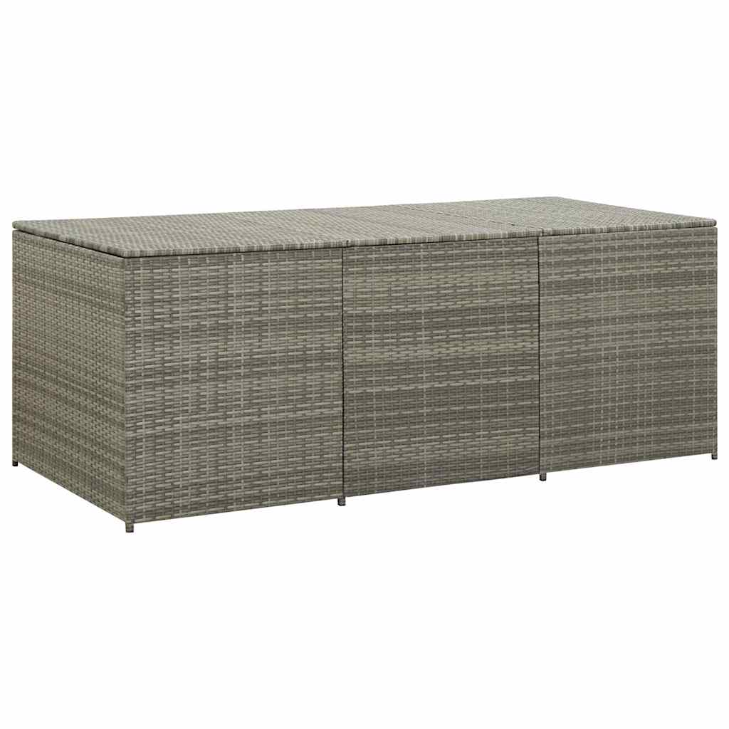Vidaxl tuinbox 180x90x70 cm poly rattan grijs