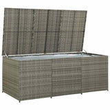 Vidaxl tuinbox 180x90x70 cm poly rattan grijs