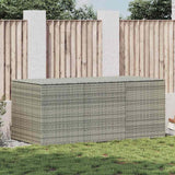 Vidaxl tuinbox 180x90x70 cm poly rattan grijs