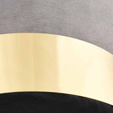 Vidaxl kruk fluweel 28 x 36 cm lichtgrijs en goudkleurig