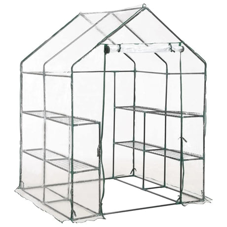 Vidaxl tuinkas met 8 schappen 143x143x195 cm