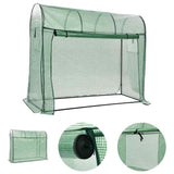 Vidaxl tuinkas met ritsdeur 200x80x170 cm