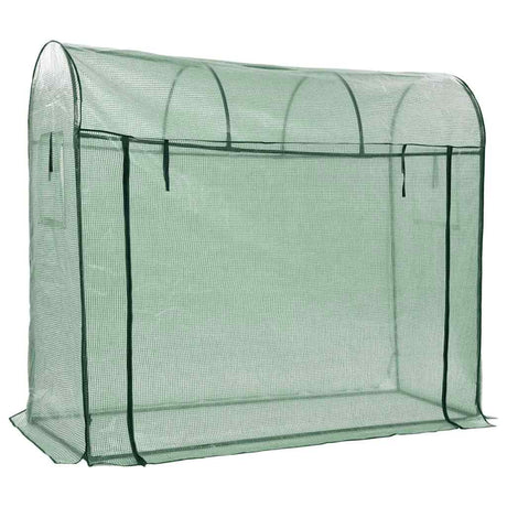 Vidaxl tuinkas met ritsdeur 200x80x170 cm