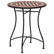 Vidaxl bistrotafel mozaïek 60 cm keramiek bruin