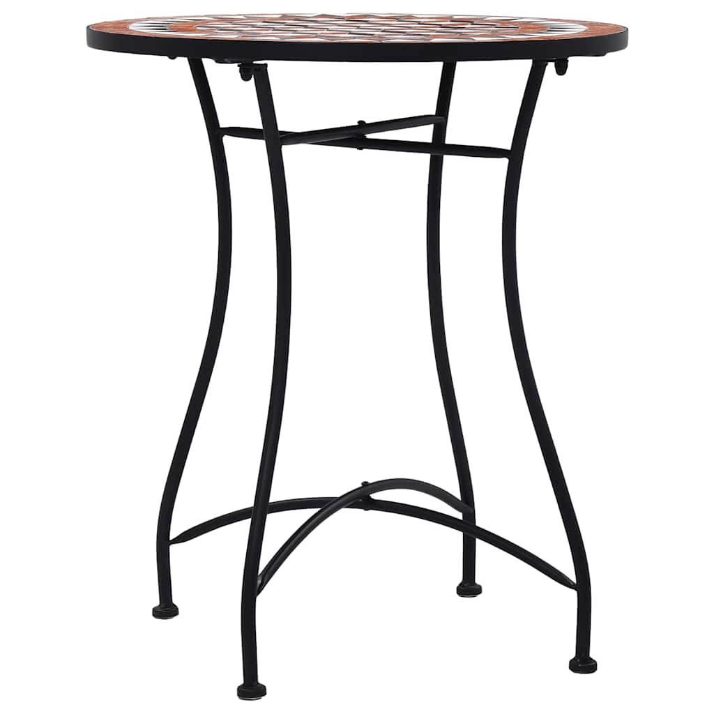 Vidaxl bistrotafel mozaïek 60 cm keramiek bruin