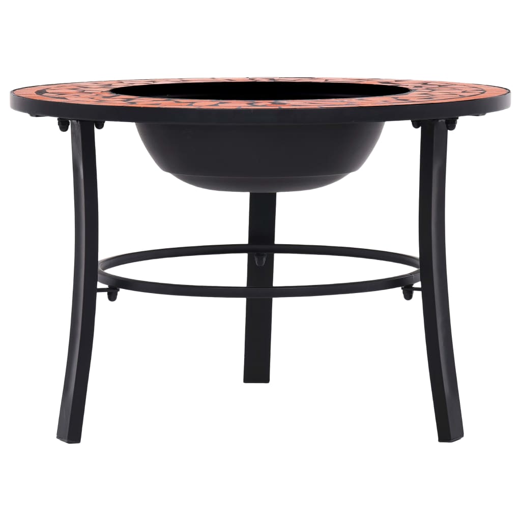 Vidaxl Fire Bowl Mosaic 68 cm Cerracotta en céramique -colore