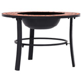 Vidaxl Fire Bowl Mosaic 68 cm Cerracotta en céramique -colore