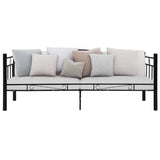 Vidaxl bedbank metaal zwart 90x200 cm