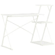 Vidaxl bureau met schap 116x50x93 cm wit