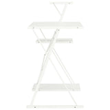 Vidaxl bureau met schap 116x50x93 cm wit