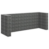 Vidaxl shananskorf Mauer Container 320x100x12 cm Galavaniséiert Stol