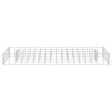Vidaxl gabion plantenbak verhoogd 90x30x10 cm gegalvaniseerd staal