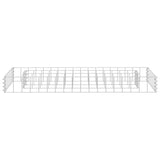 Vidaxl Gabion Planter insenté 90x30x10 cm en acier galvanisé