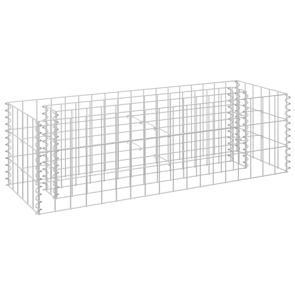 Plaopanice Vidaxl Gabion zvedla 90x30x30 cm galvanizovaná ocel