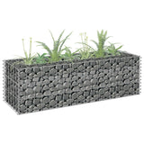 Vidaxl Gabion Fiorter ha raccolto acciaio zincato 90x30x30 cm