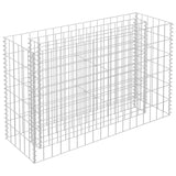 VidaXL Gabion Planter Insented 90x30x60 Cm Galvanized Steel