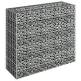 Plantador Vidaxl Gabion Insentado 90x30x90 cm de acero galvanizado