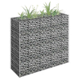Vidaxl gabion plantenbak verhoogd 90x30x90 cm gegalvaniseerd staal