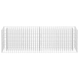 Vidaxl gabion plantenbak verhoogd 180x30x60 cm gegalvaniseerd staal