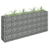 Vidaxl Gabion -Pflanzer erhöht 180 x 30 x 90 cm verzinkter Stahl