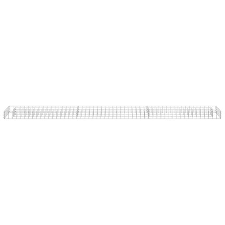 Vidaxl gabion plantenbak verhoogd 270x30x10 cm gegalvaniseerd staal