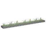 Vidaxl Gabion Planze erhéicht 27033310 cm gala galvaniséiert Stol