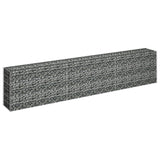 Vidaxl Gabion Planter elevado 270x30x60 cm de acero galvanizado