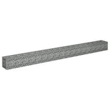 Vidaxl Gabion Planter Insented 360x30x30 cm galvaniseret stål