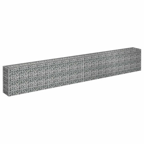 Vidaxl gabion plantenbak verhoogd 360x30x60 cm gegalvaniseerd staal